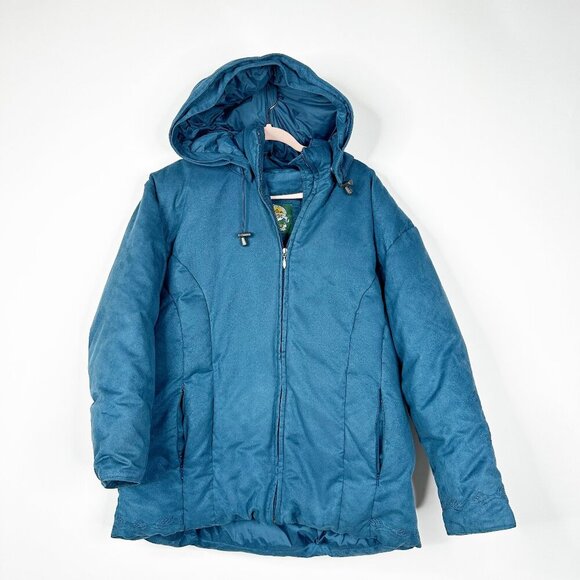 Cabela's Premier Northern Goose Down Hooded Parka Jacket M #9213 - Picture 2 of 13